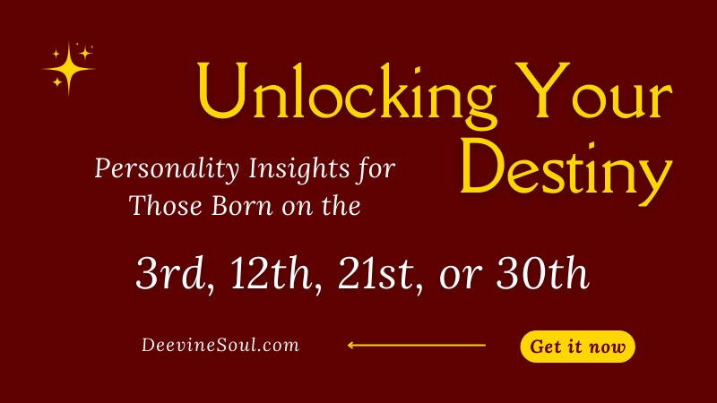 Numerology for Those Born on the 3 12 21 30